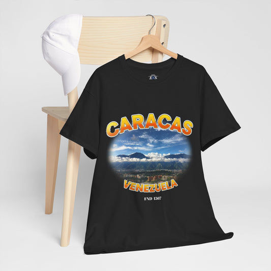 Camiseta Caracas City — Estilo Retro Vintage