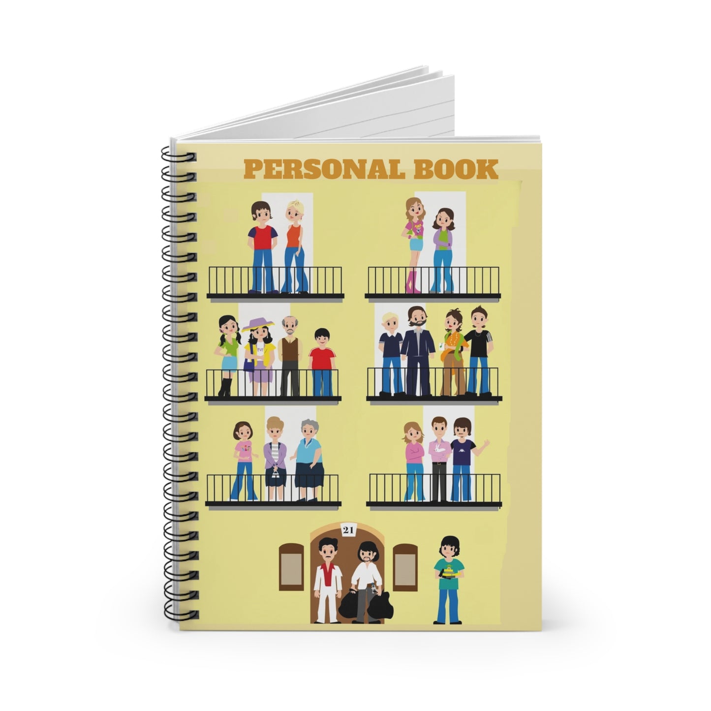 Personalized Spiral Notebook - Fun Design for Notes, Journals, Assignments, Gifts, School Supplies, Personal Use