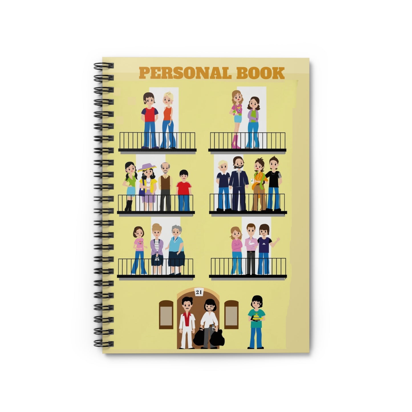Personalized Spiral Notebook - Fun Design for Notes, Journals, Assignments, Gifts, School Supplies, Personal Use